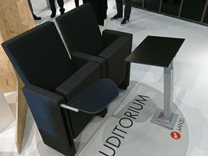 Механизм AUDITORIUM для выдвижных столов от компании Cinetto (Италия)