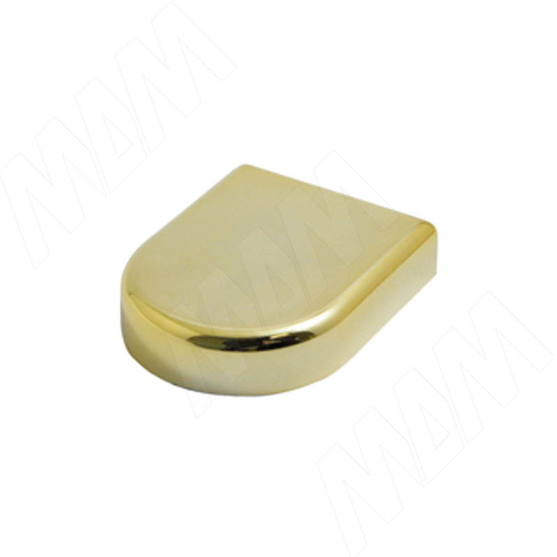 Заглушка декоративная Mini 12 D-образн., золото (G227L)