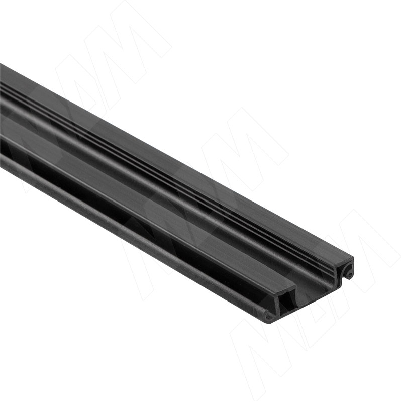 3663 ручка-прорезь, черный, L-2600 (4180.323) от МДМ-Комплект