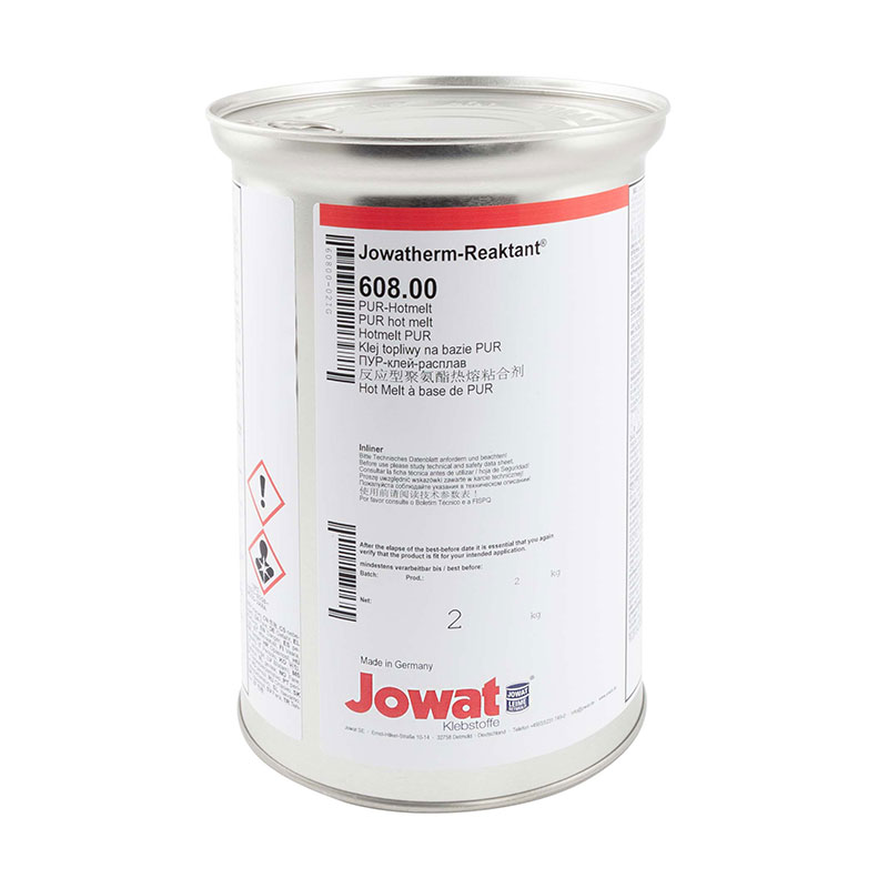 JOWATHERM-REAKTANT Клей-расплав 608.00, ПУР, 100-120°C, желто-опаковый, 2 кг фото товара 1 - 608.00-DE-2