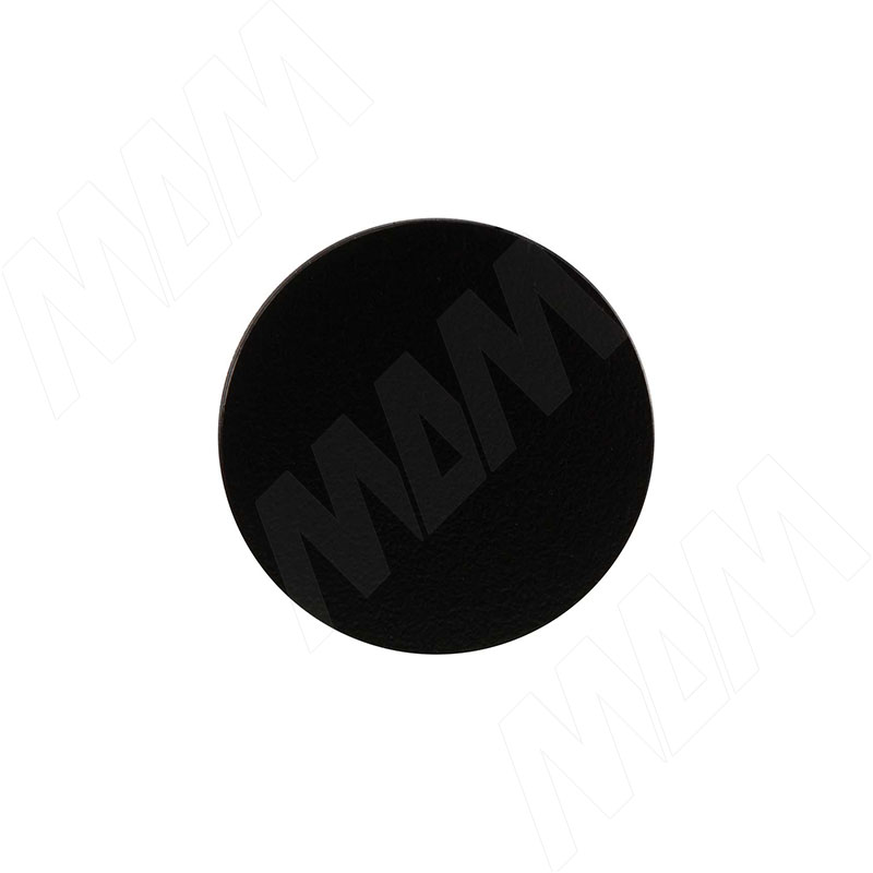 Заглушка самоклеящаяся, D20 мм, черный, гладкая (Kr 0190), 54 шт. (0190.10.20)