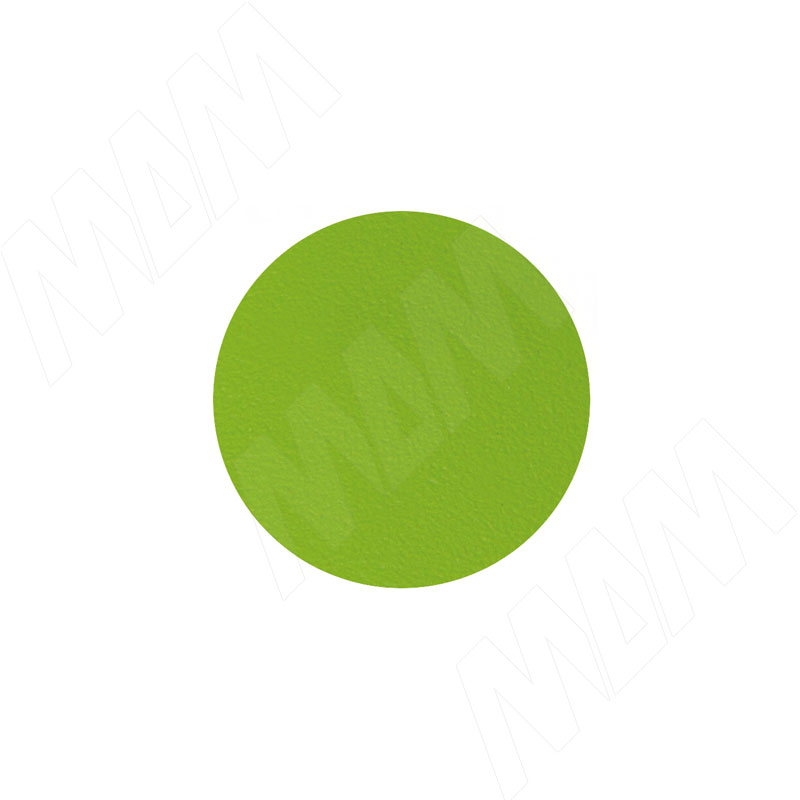 Заглушка самоклеящаяся зеленая, D13 мм (63 шт.)