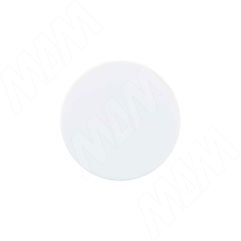 Заглушка самоклеящаяся, D13 мм, белый бриллиант, гладкая (Kr 8681), 117 шт. (8681.10.13)
