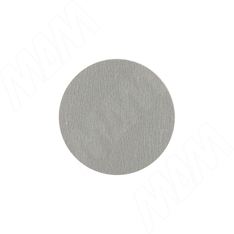 Заглушка самоклеящаяся, D20 мм, серый металлик, гладкая (Eg F501), 54 шт. (F501.10.20) Kromster (Китай)