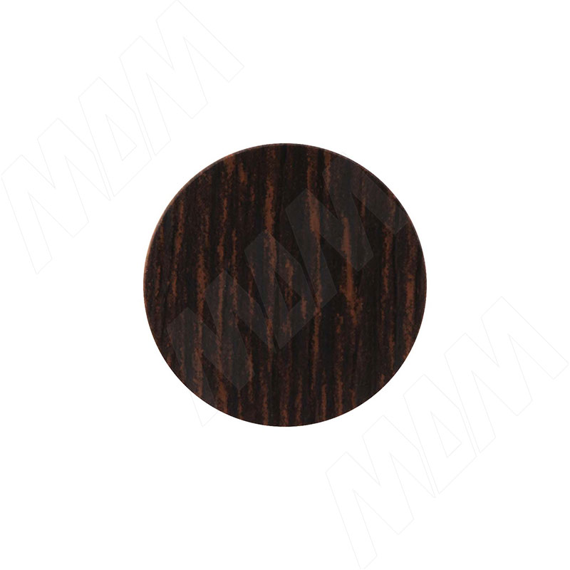 Заглушка самоклеящаяся, D20 мм, венге, с текстурой дерева (Eg H1137), 54 шт. (H1137.30.20) Kromster (Китай)