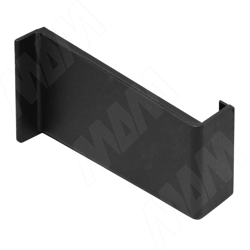 Заглушка для мебельного навеса, пластик, черная, левая (K015.C00L.950/RU) 806 заглушка для мебельного навеса металл никель левая k015 c02l 120