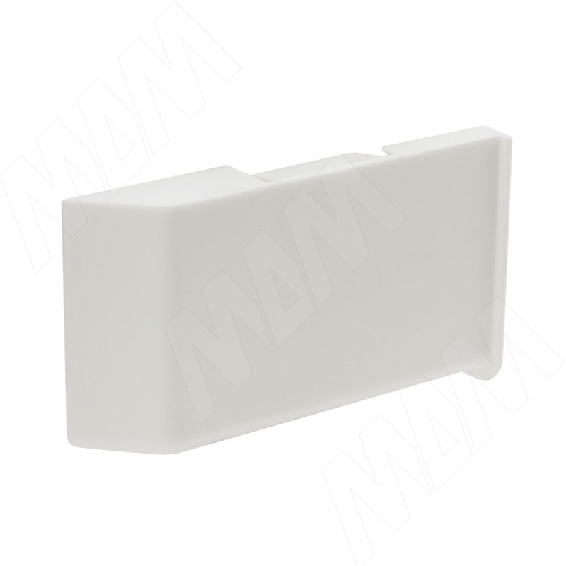 K020 Заглушка для мебельного навеса, пластик, белая, левая (K020.C00L.901/RU) 807 заглушка для мебельного навеса пластик белая левая k075 c01l 008