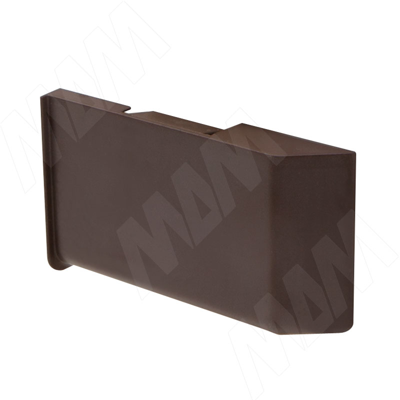K020 Заглушка для мебельного навеса, пластик, коричневая, правая (K020.C00R.907/RU) k020 заглушка для мебельного навеса пластик коричневая правая k020 c00r 907 ru
