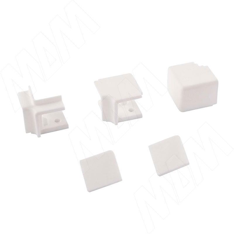 Аксессуары для квадратного плинтуса серия 77.00, белый фото товара 1 - 09.577.BI