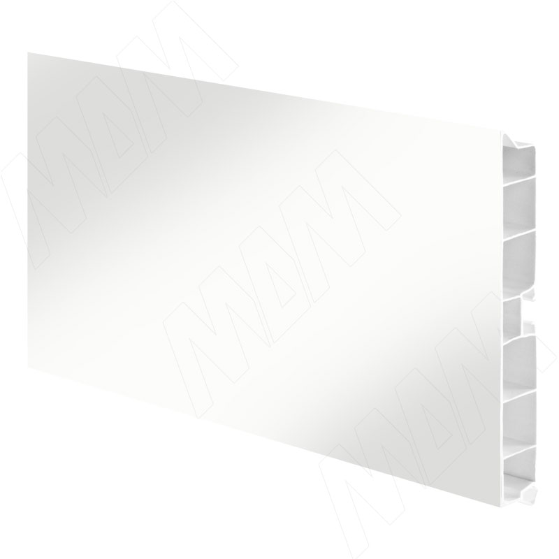 Цоколь пластиковый (высота 100, длина 4000 мм), белый глянец (10.0420RN 4M) tpu плёнка глянец эк honor play 7
