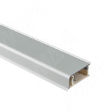 Плинтус алюминиевый прямоугольный универсальный (гориз./верт.) L=4,2м, серебро
