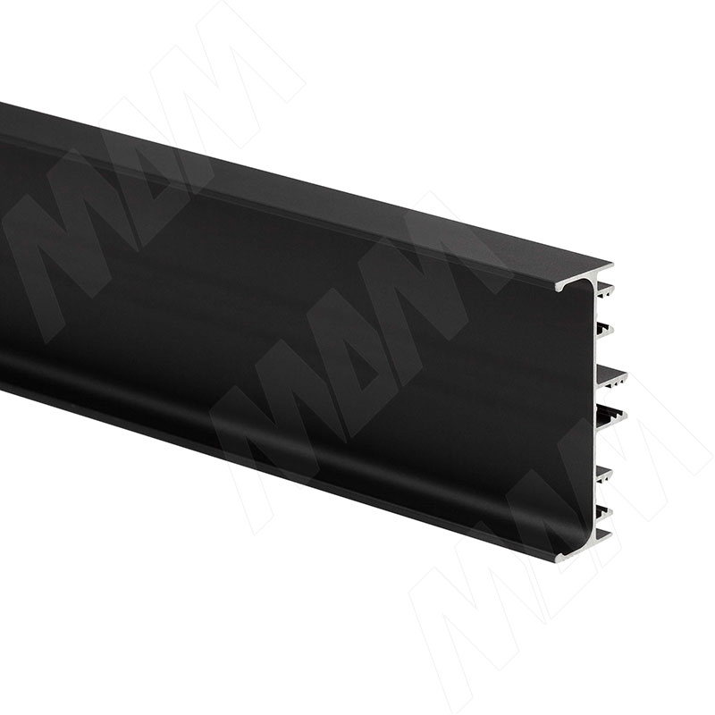 GOLATIME Универсальная профиль-ручка для среднего ящика, черный матовый, L-4200 фото товара 1 - GL2.549A.4200.7W RU