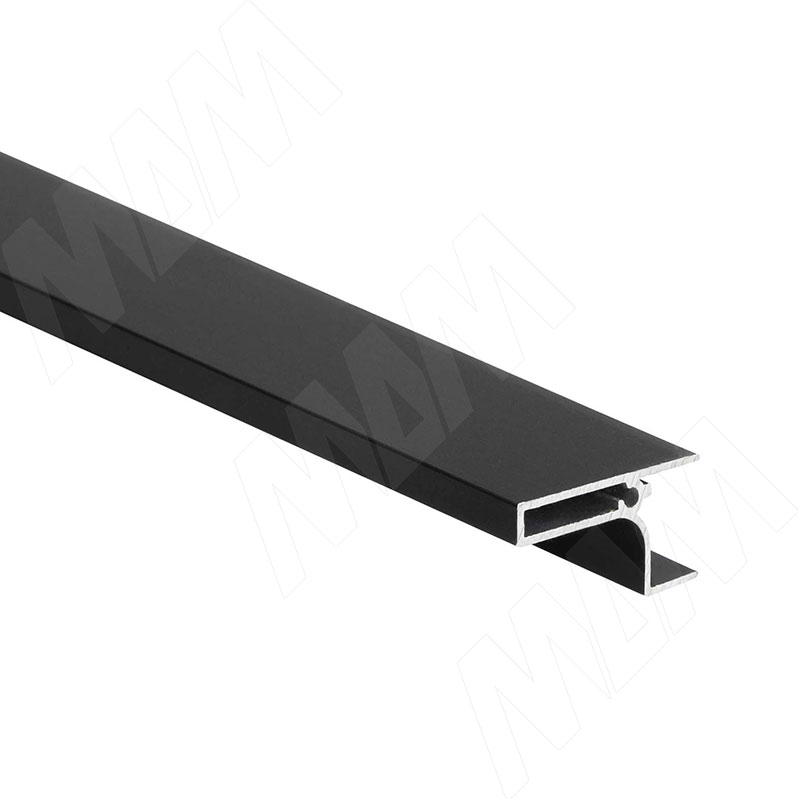 GOLATIME Профиль-ручка для верхней базы, черный матовый (анод), L-3000 фото товара 1 - GL2.5654.3000.7W PR