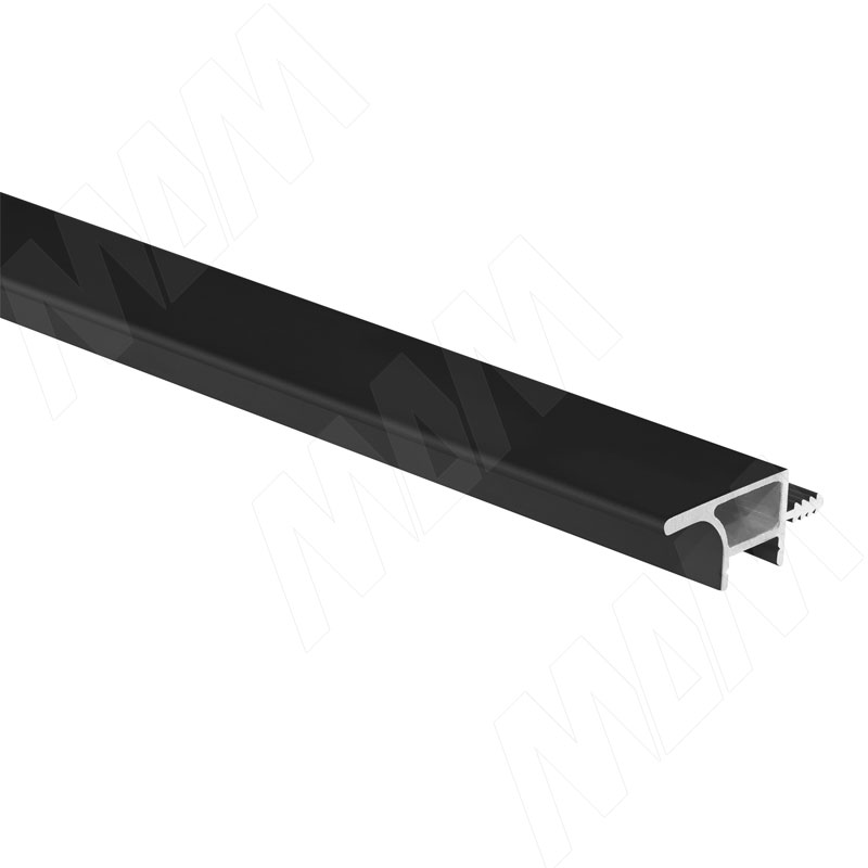 GOLIGHT Профиль-ручка для верхней базы, под светодиодную ленту, черный матовый (анод), L-2000 (GL3.152A.2000.7W PR)