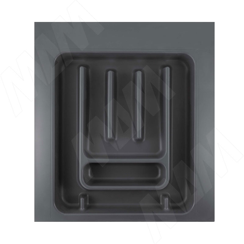UPPO Лоток кухонный для столовых приборов для ящика c фасадом 450мм, цвет серый базальт фото товара 1 - R145SC9730