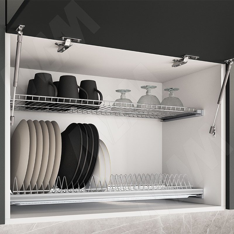 ARIA комплект посудосушителей (сушилка для посуды), гладкая рамка, держатель задн.стенки, поддон, 800мм, нерж.сталь фото товара 6 - ПВ1.8016.2111.25