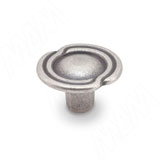 Ручка-кнопка D31мм серебро состаренное
