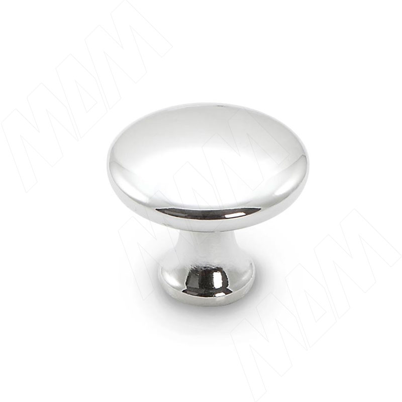 Ручка-кнопка хром (KH.02.000.PC) ручка кнопка d15мм хром с кристаллами 2049k 10