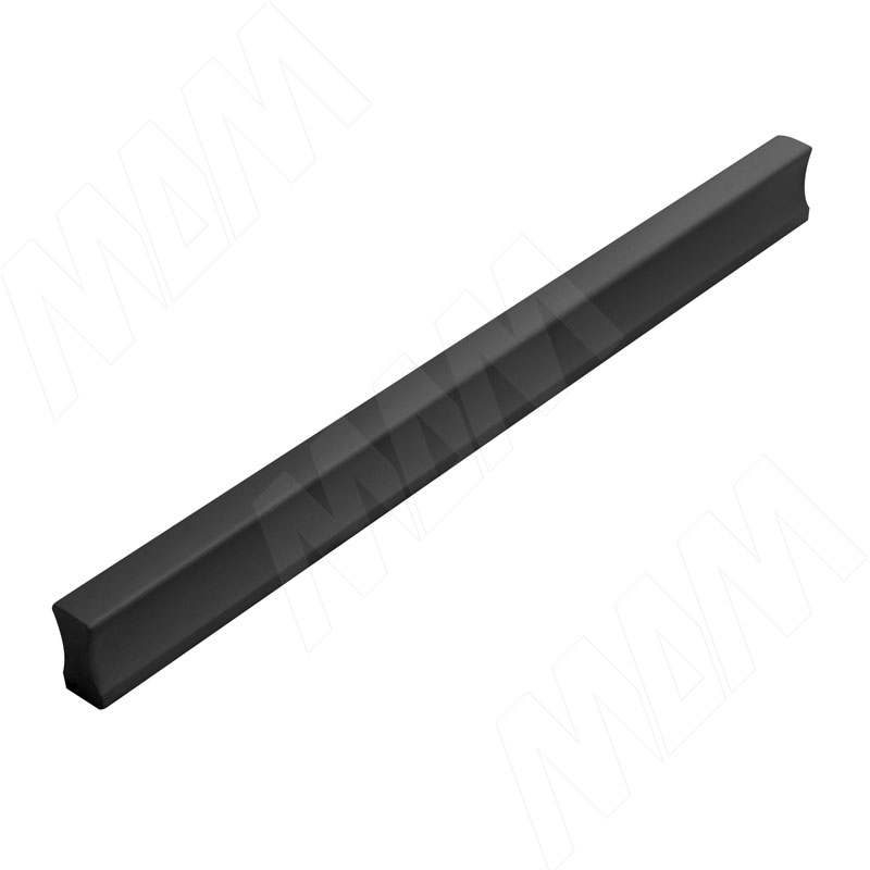 Профиль-ручка 160мм (L=190мм) черный матовый фото товара 1 - PH.RU02.160.BL