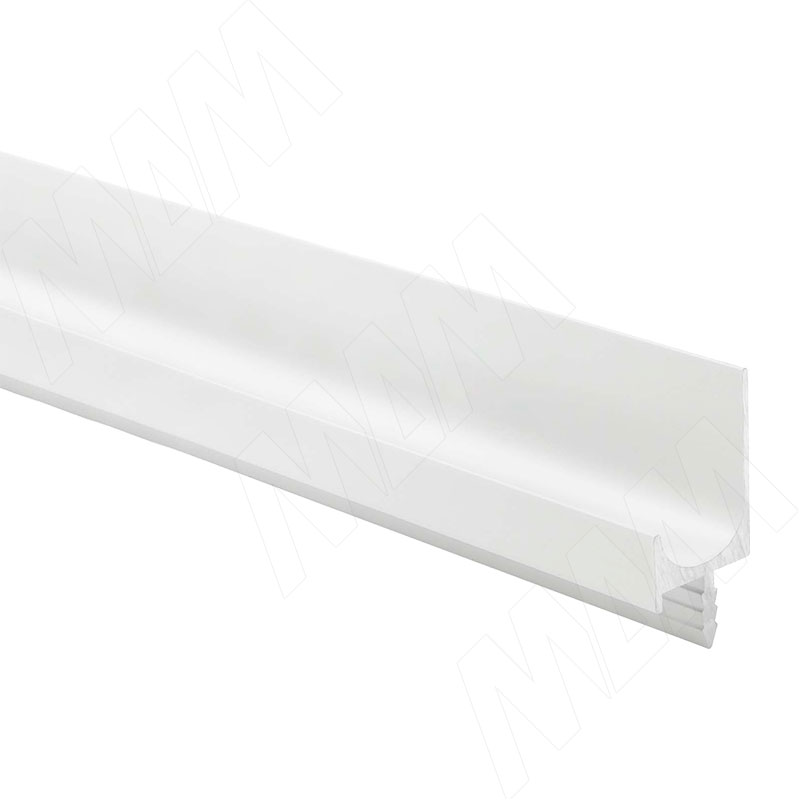 Профиль-ручка врезная для фасада 16/18мм, белый матовый (краска), L-3000мм фото товара 1 - PH.RU07.3000.WHM PR