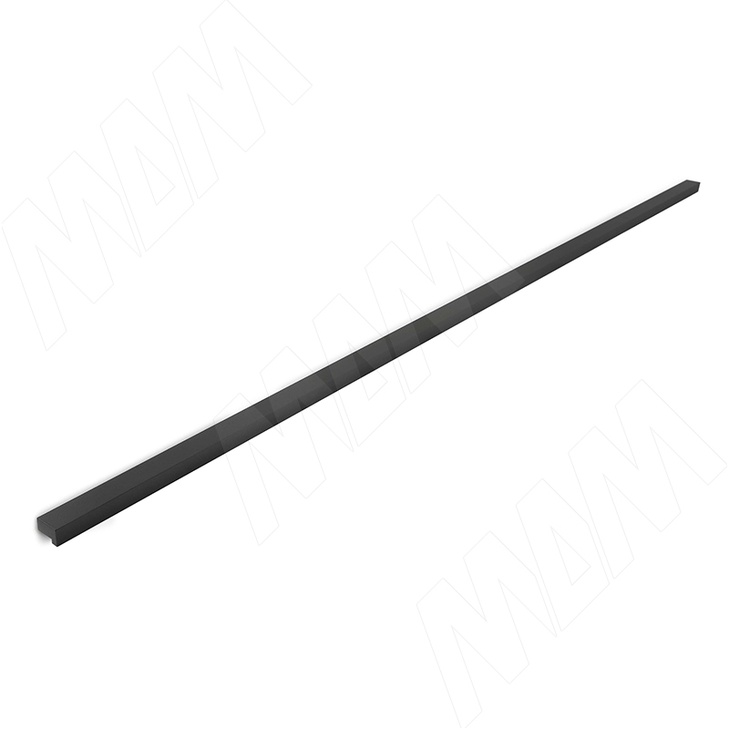 Профиль-ручка 320мм (L=1000мм) черный матовый фото товара 1 - PH.RU10.1000.BL