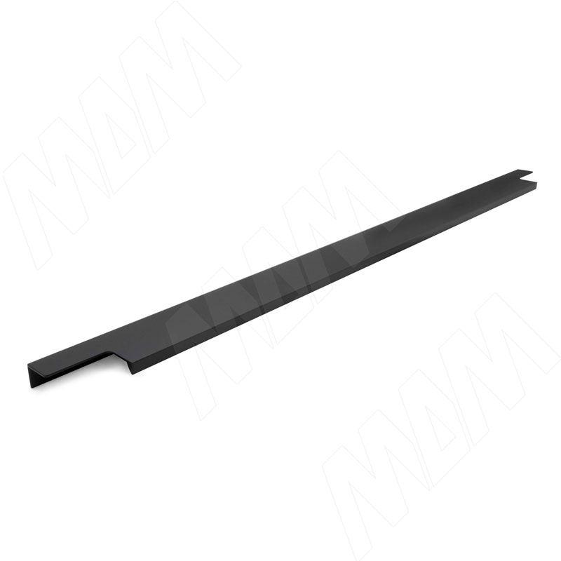 Профиль-ручка 596мм крепление саморезами черный матовый (PH.RU13.600.BL)