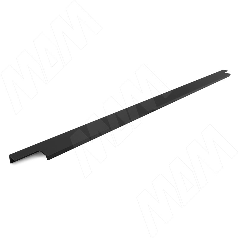 Профиль-ручка 896мм крепление саморезами черный матовый (PH.RU13.900.BL)