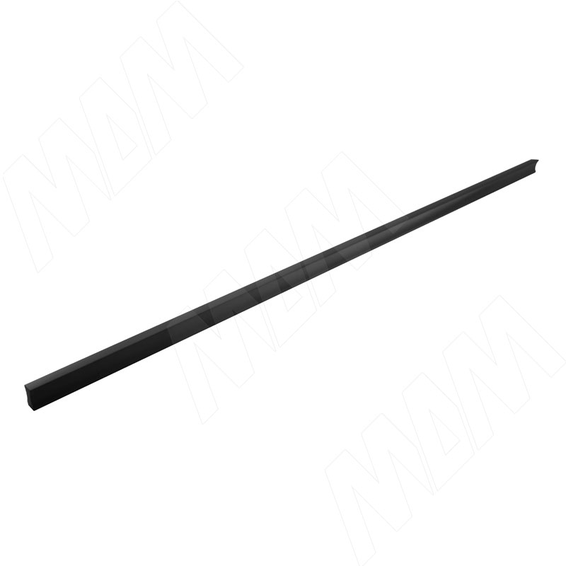 Профиль-ручка 416мм (L=1800мм) черный матовый фото товара 1 - PH.RU16.1800.BL