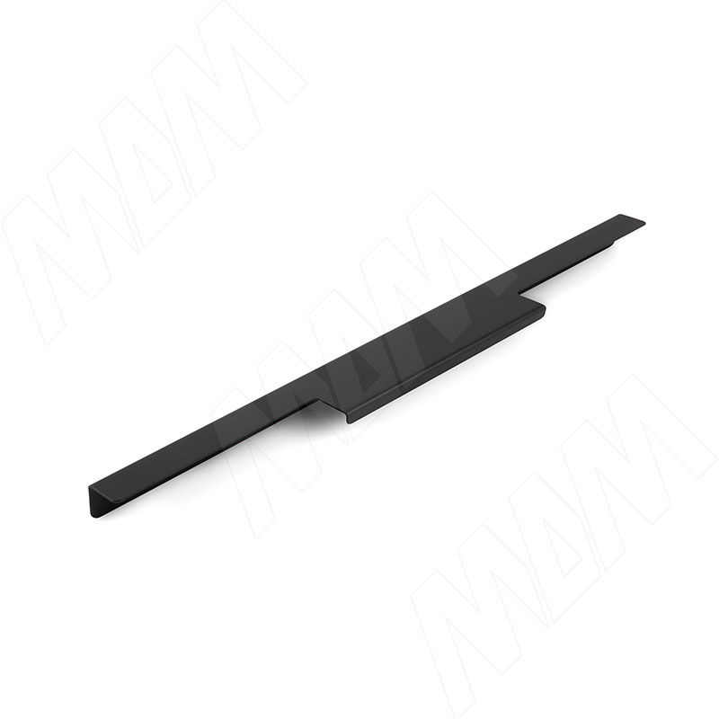 Профиль-ручка 396мм крепление саморезами черный матовый (PH.RU22.400.BL)