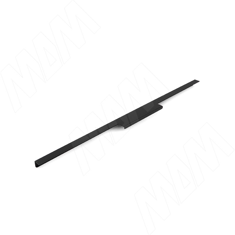 Профиль-ручка 596мм крепление саморезами черный матовый (PH.RU22.600.BL)