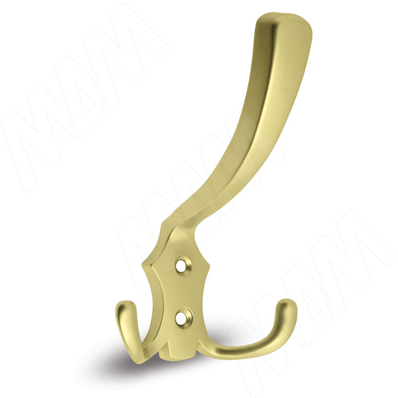 Крючок трехрожковый золото матовое (WP5903/MAT)