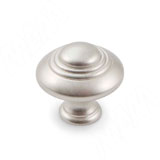 Ручка-кнопка D30мм серебро Ноттингем