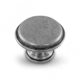 Ручка-кнопка D30мм серебро состаренное