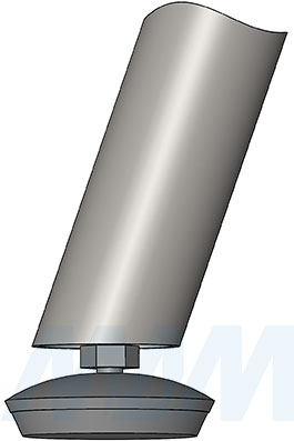 Установка мебельной ножки на подвижном шарнире, М10x15 мм (артикул LEV M10 X 15), схема 2