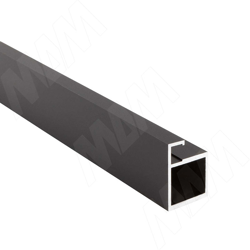 SECRET MAXI Профиль рамочный узкий, черный (анод), L-3000 (FP00263BL-S3) secret maxi профиль рамочный узкий с интегрированной ручкой черный l 3000 pr165005hbl