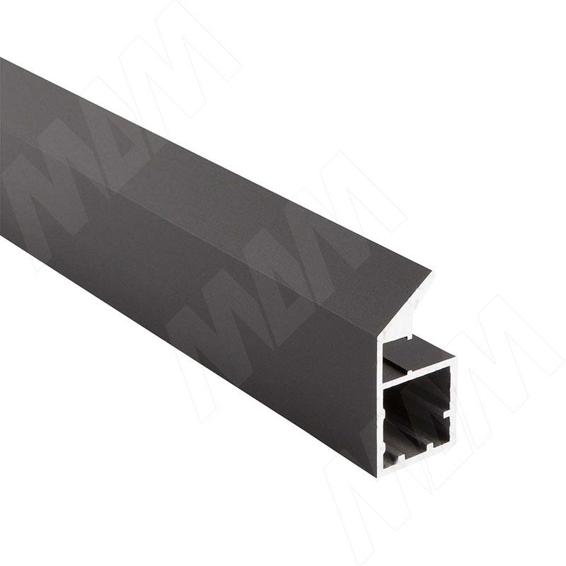 SECRET Профиль рамочный узкий, с наклонной ручкой, черный, L-5400 (FP00736TBL)