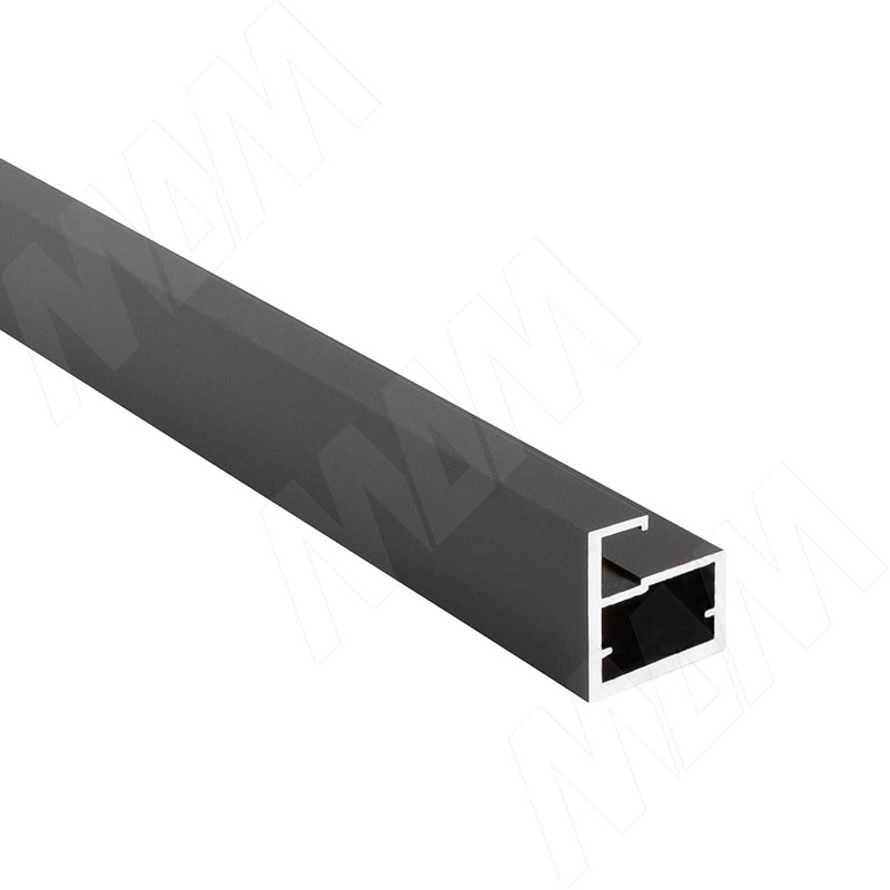 LINEA Профиль рамочный узкий, 20х22х8 мм, черный (анод), L-3000 фото товара 1 - FP00738BL-S3