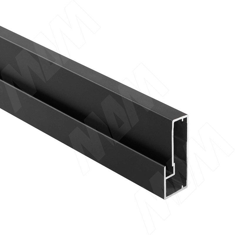 INTEGRO Профиль рамочный широкий, 45х20х20, черный (анод), L-6000 фото товара 1 - IN09119A