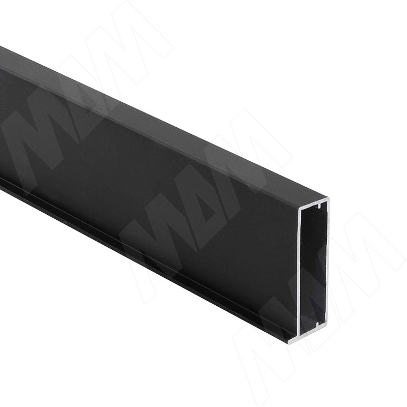 INTEGRO Профиль рамочный широкий, под наклейку, 45х19х1, черный (анод), L-3000 фото товара 1 - IN09130A-S3