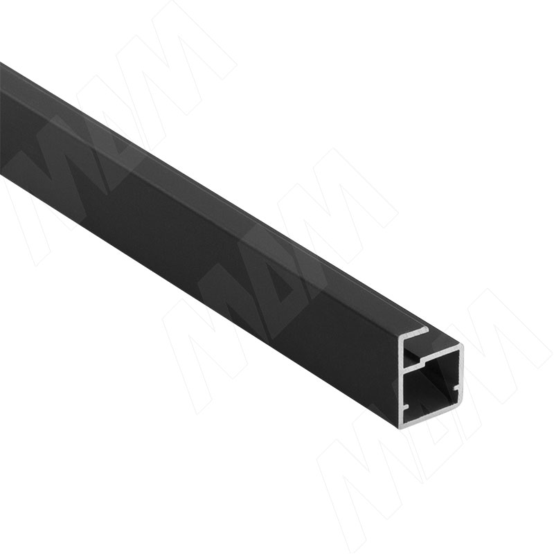 INTEGRO Профиль рамочный узкий, 19х20х8 мм, черный (анод), L-6000 фото товара 1 - IN09131