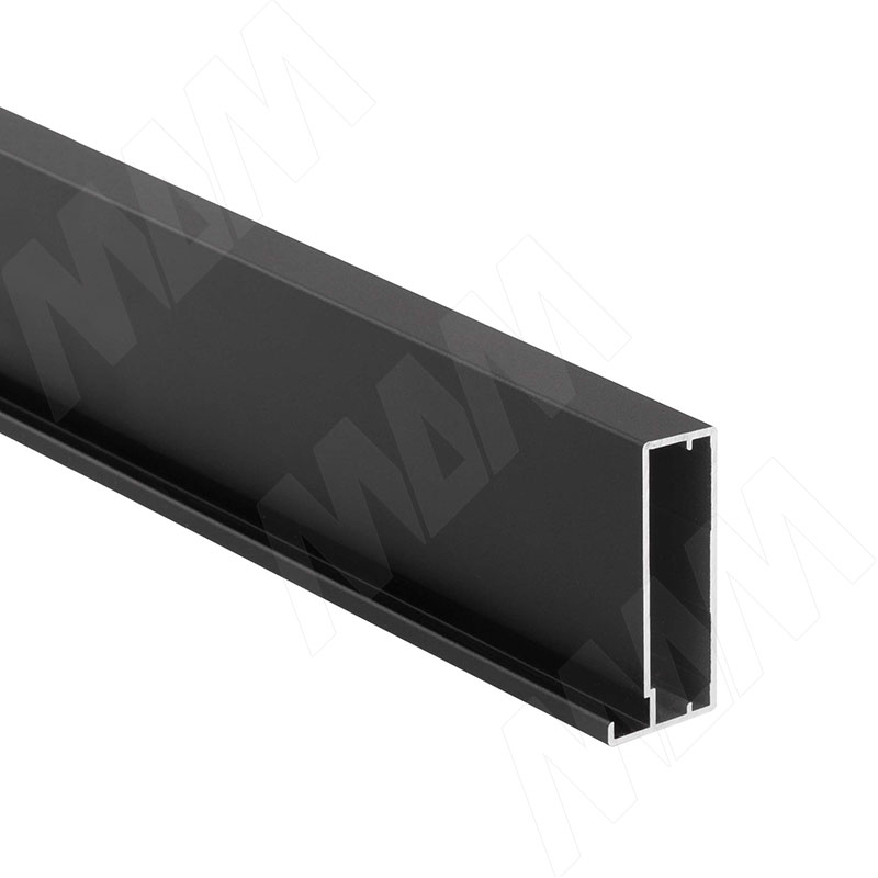 INTEGRO Профиль рамочный широкий, 45х20х4, черный (анод), L-6000 фото товара 1 - IN09137A