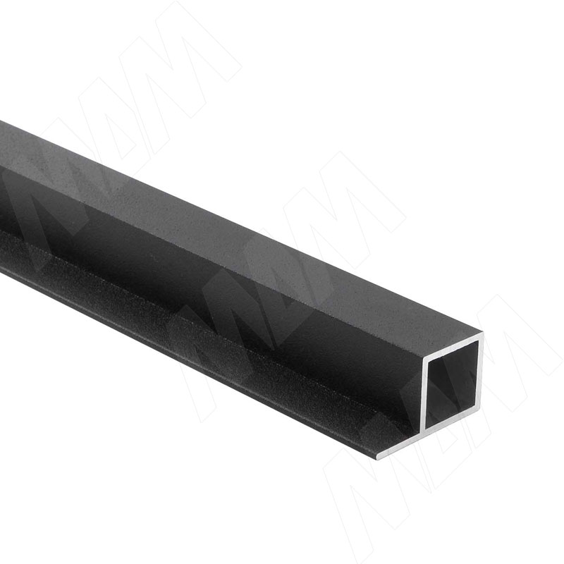 ЛОФТ профиль  для деревянных полок, черный, L-3000 мм фото товара 1 - LFSH3BL