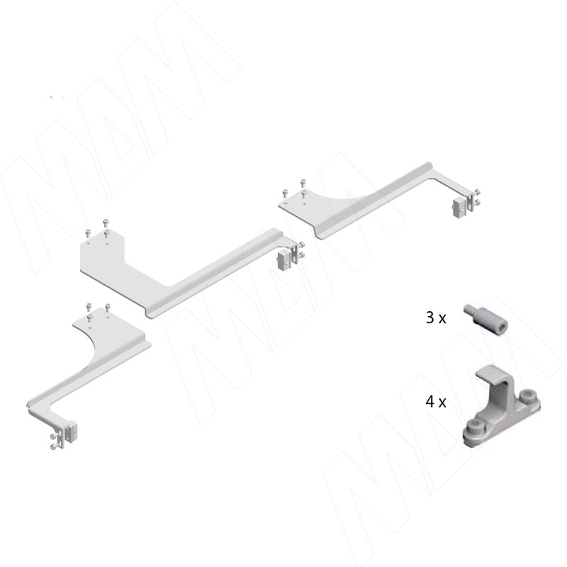 B-MOVED PS48 Комплект соединительных элементов для трехдверного шкафа