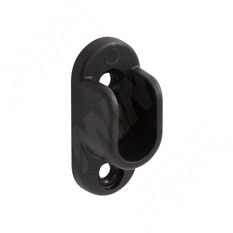Штангодержатель пластиковый для овальной штанги, черный фото товара 1 - RT03PL-BL
