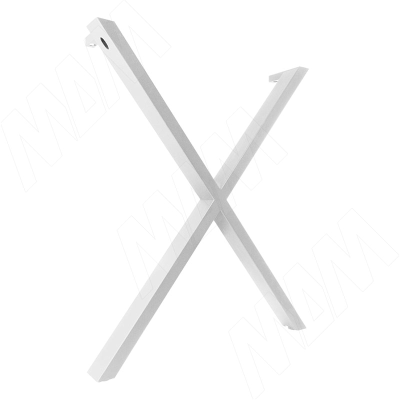 Аспен опора для стола X-образная, 60х30, H715+10 мм, белый, 1шт. (AS60X30/715 WT)