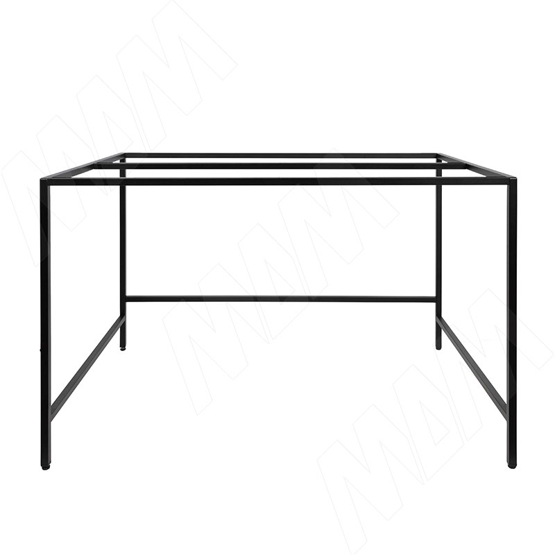 Бонн металлокаркас-стола 750х1200х800мм, черный (RAL9005, муар) (MF.26.750x1200x800.BLC)