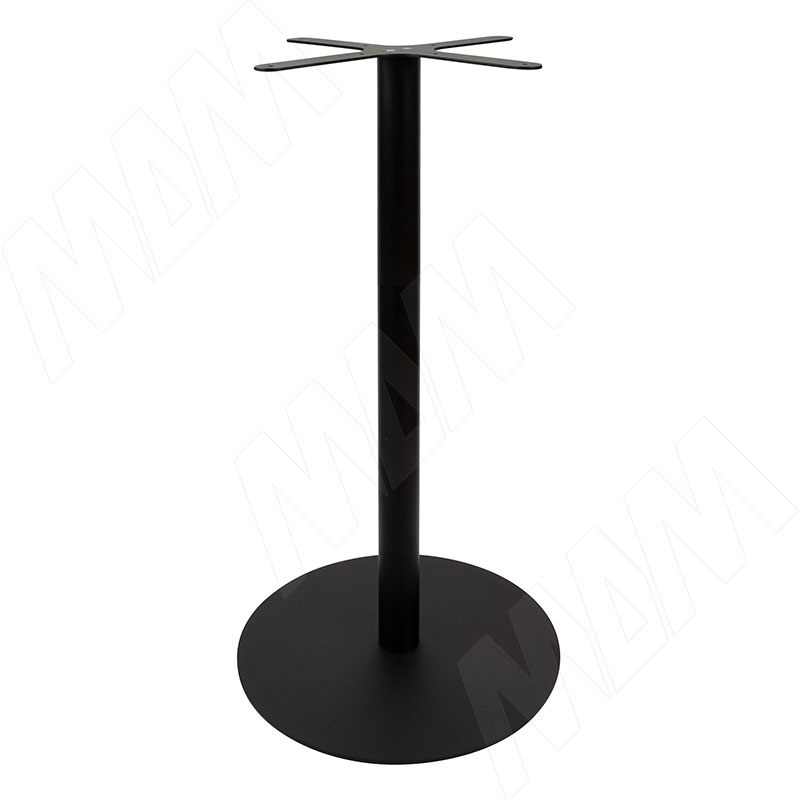 Порту подстолье 450х450, H1100+5мм, черный (RAL 9005, муар) (PR1100X450X450 BLC) стол обеденный tyra 1100×1100×750 мм цвет чёрный