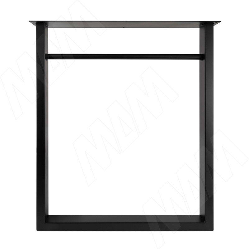 Севилья опора для стола П-образная, 60х30, H715+10 мм, черный (SV60X30/715 BLC)
