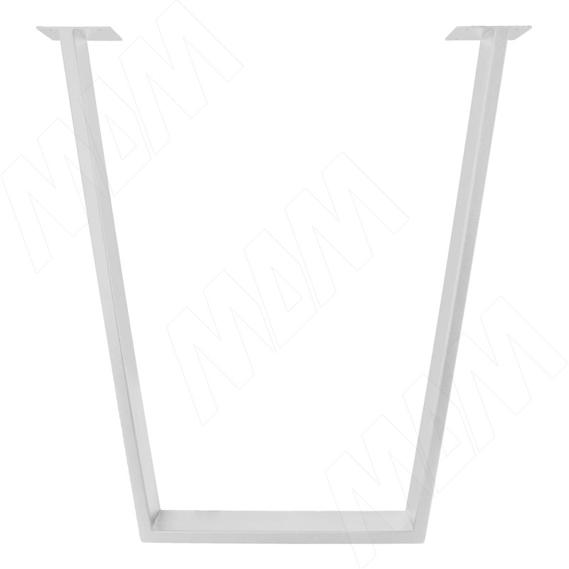 Ланус опора для стола V-образная, 80х20, H711+10 мм, белый, 1шт. (V80X20/715 WT)