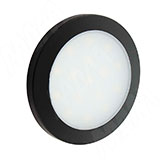 FLAT Светодиодный светильник точечный круглый, черный, 12V, нейтральный белый 4000К, 1.5W